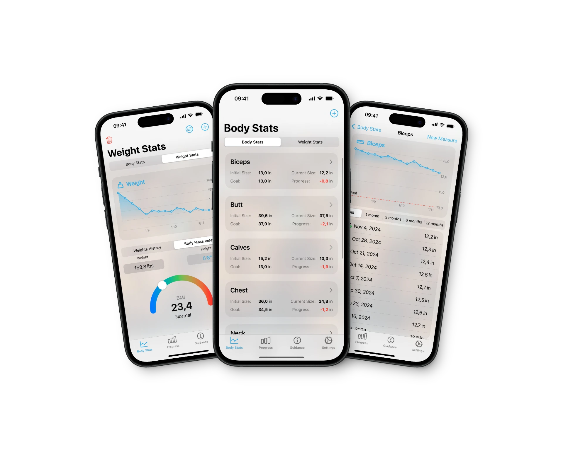 Body Measurement AI App - Advanced Measurement Technology Body Measurement AI App Interface Screenshot